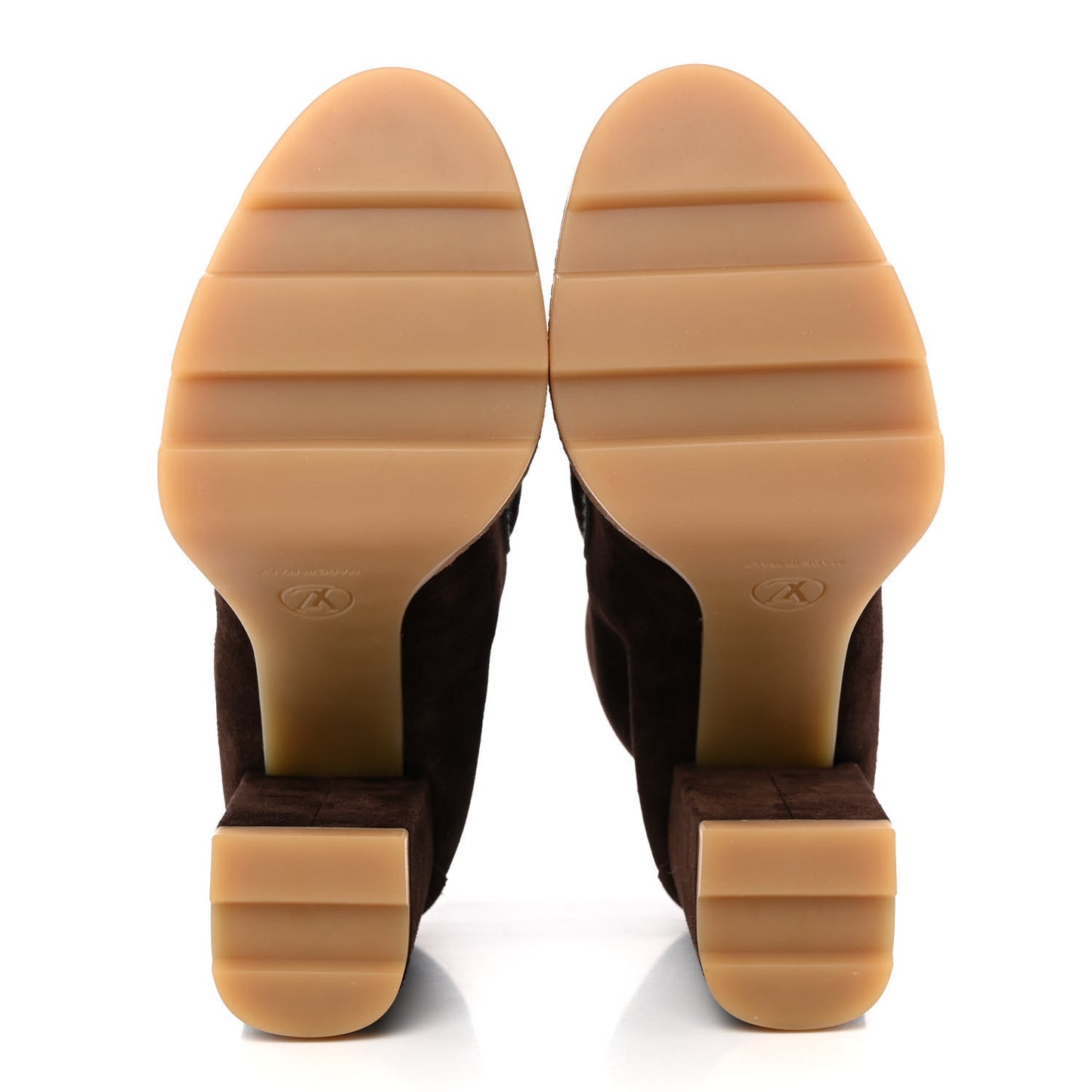 Suede Monogram Ankle Boots 40