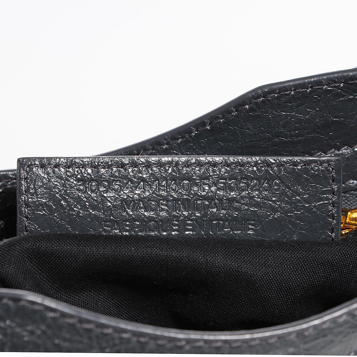 Agneau Giant 12 Gold Hardware Mini City Gris Fossile