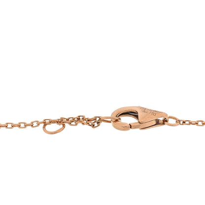 Cartier 18K Pink Gold Diamond Malachite Amulette de Cartier Bracelet 3 of 3