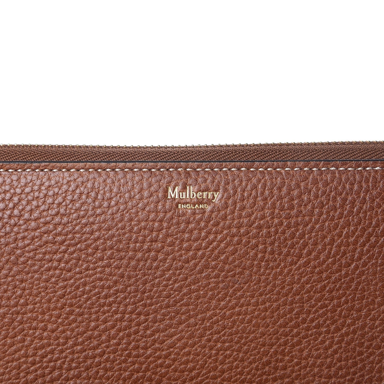 Mulberry Natural Grain Leather Large Organizer Wallet Oak 6 of 8
