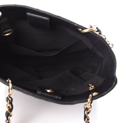 Chanel Caviar Quilted Petit Shopping Tote PST Black 5 of 14