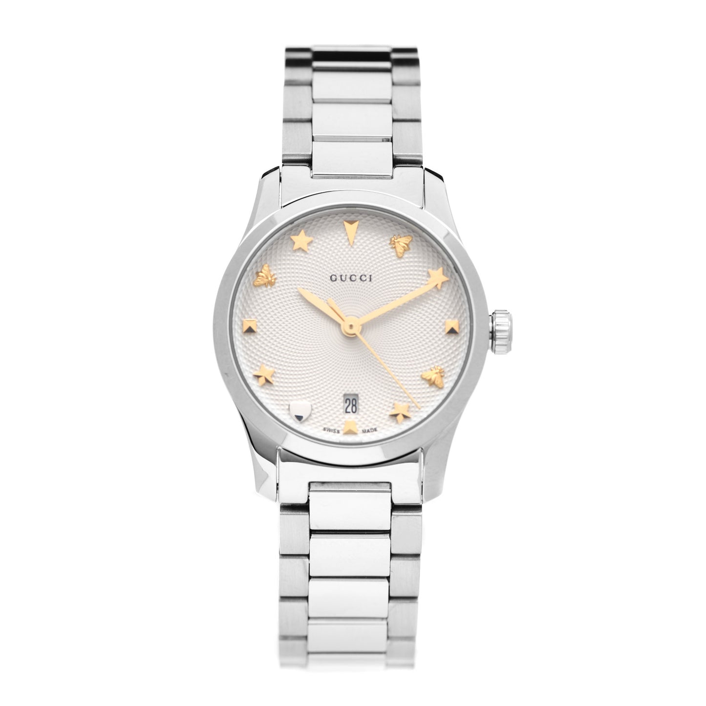Stainless Steel 27mm G-Timeless Charm Quartz Watch