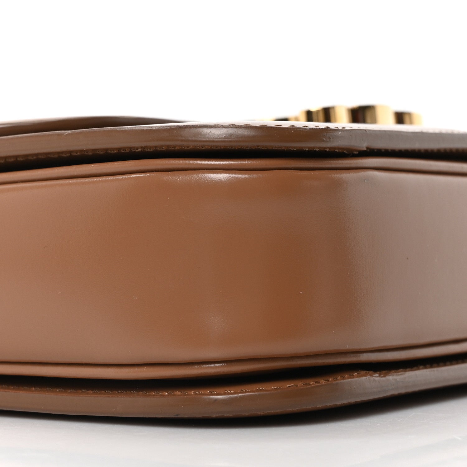 Celine Shiny Calfskin Medium Triomphe Bronze 9 of 10