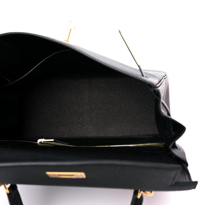 Hermes Togo Kelly Retourne 28 Black 5 of 10
