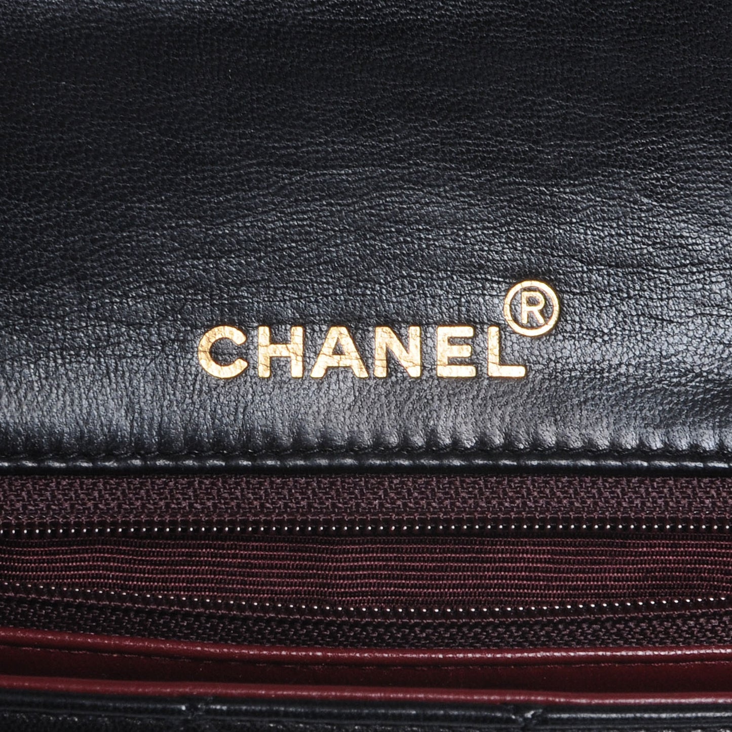 Lambskin Small Single Flap Black