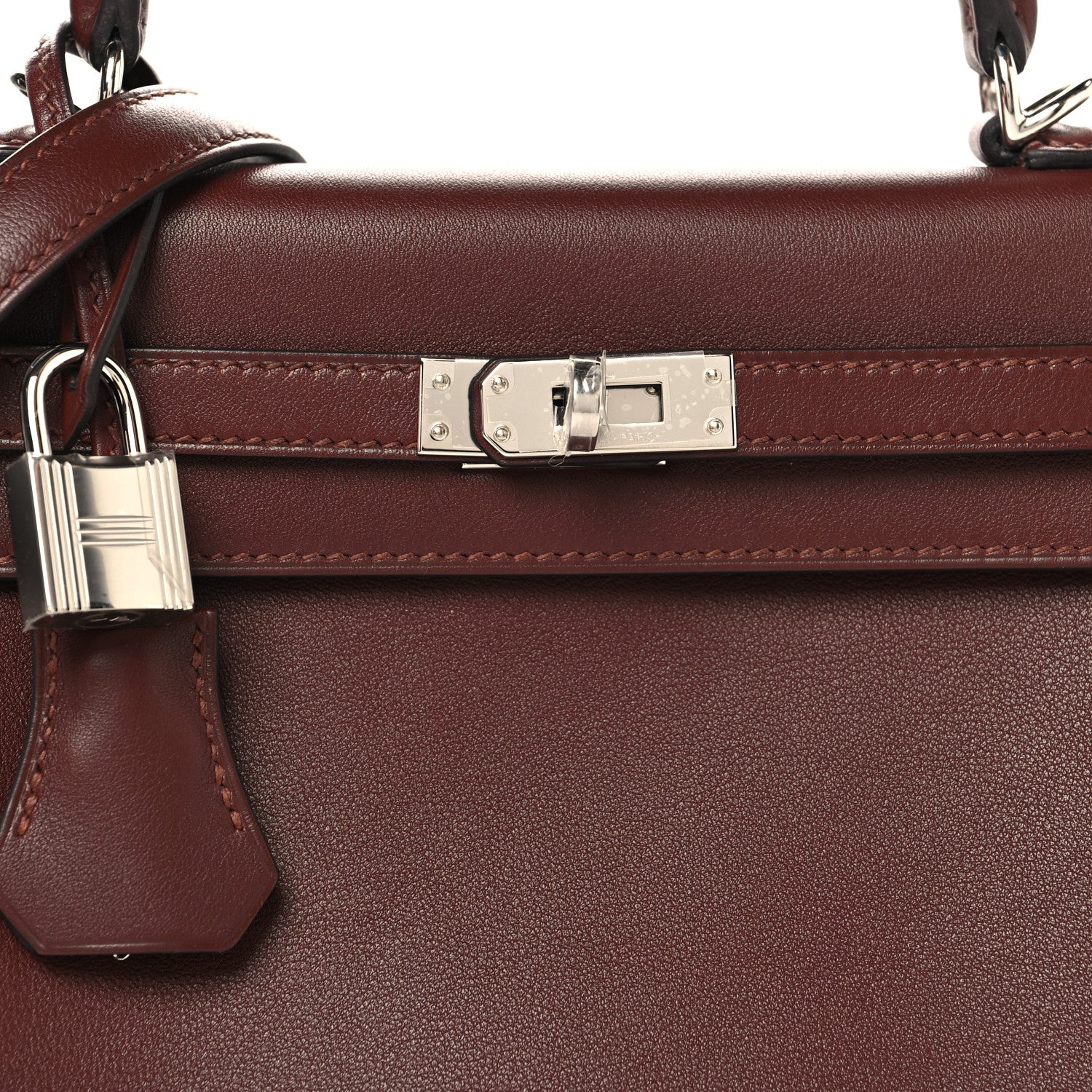 Hermes Cheri Calfskin Kelly Retourne 25 Terre 8 of 13