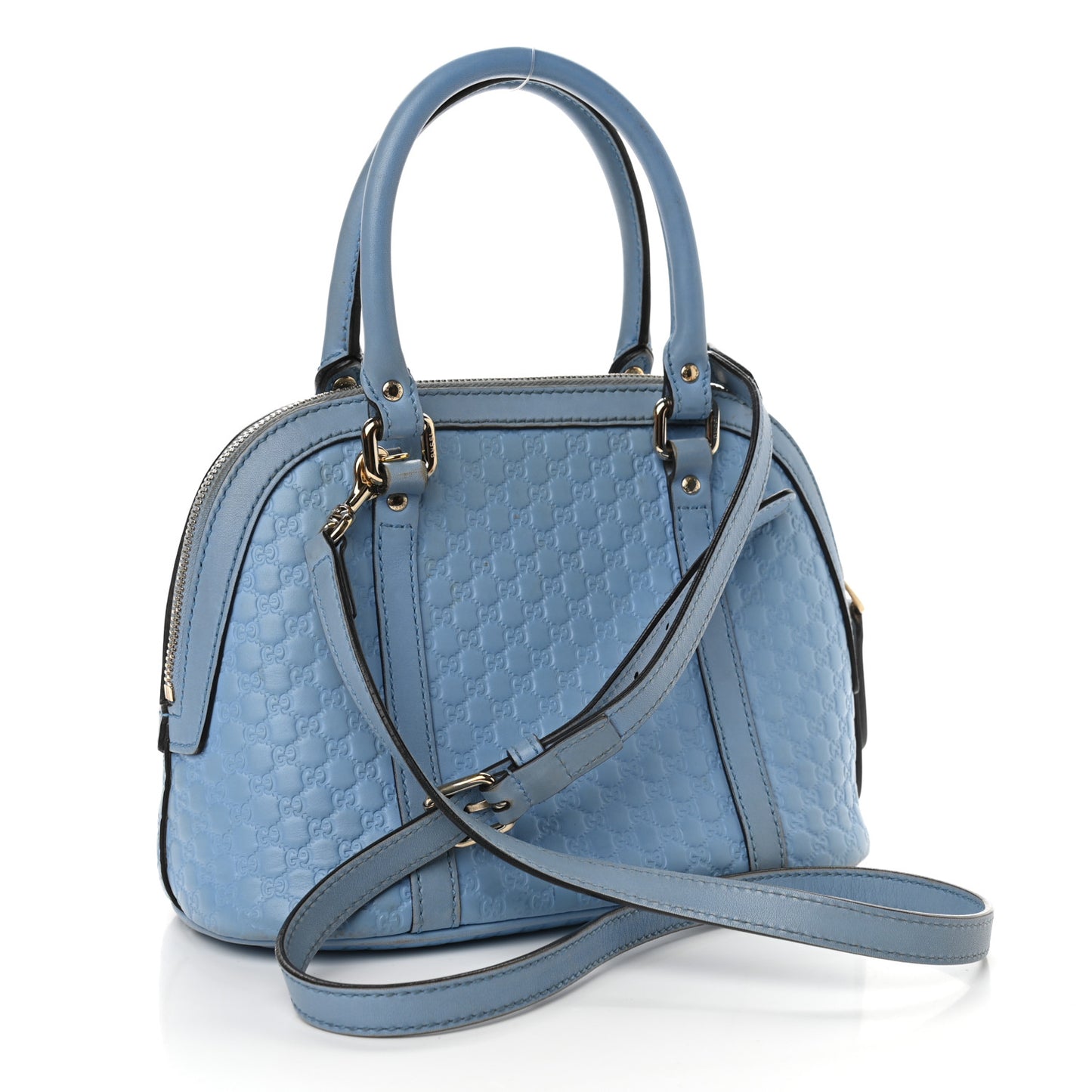 Microguccissima Mini Dome Bag Mineral Blue