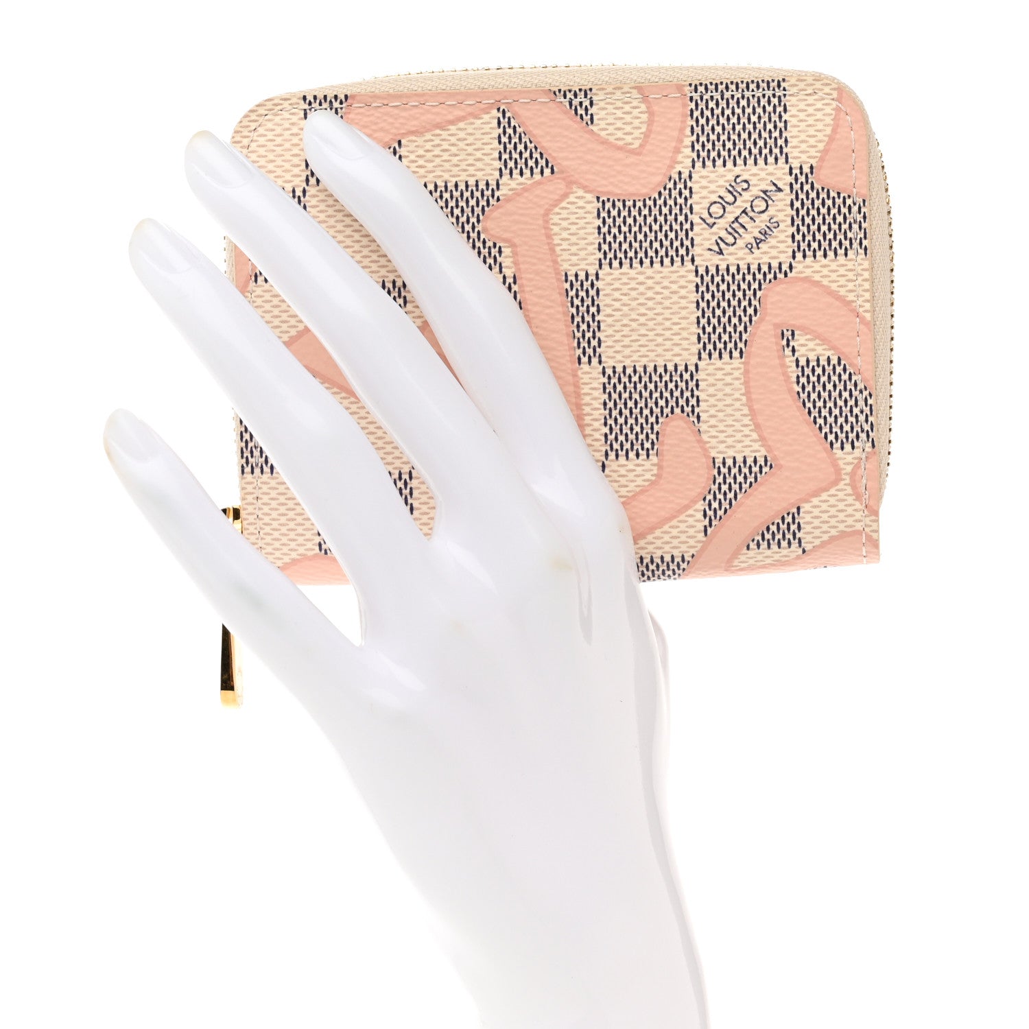 Louis Vuitton Damier Azur Tahitienne Zippy Coin Purse 2 of 7