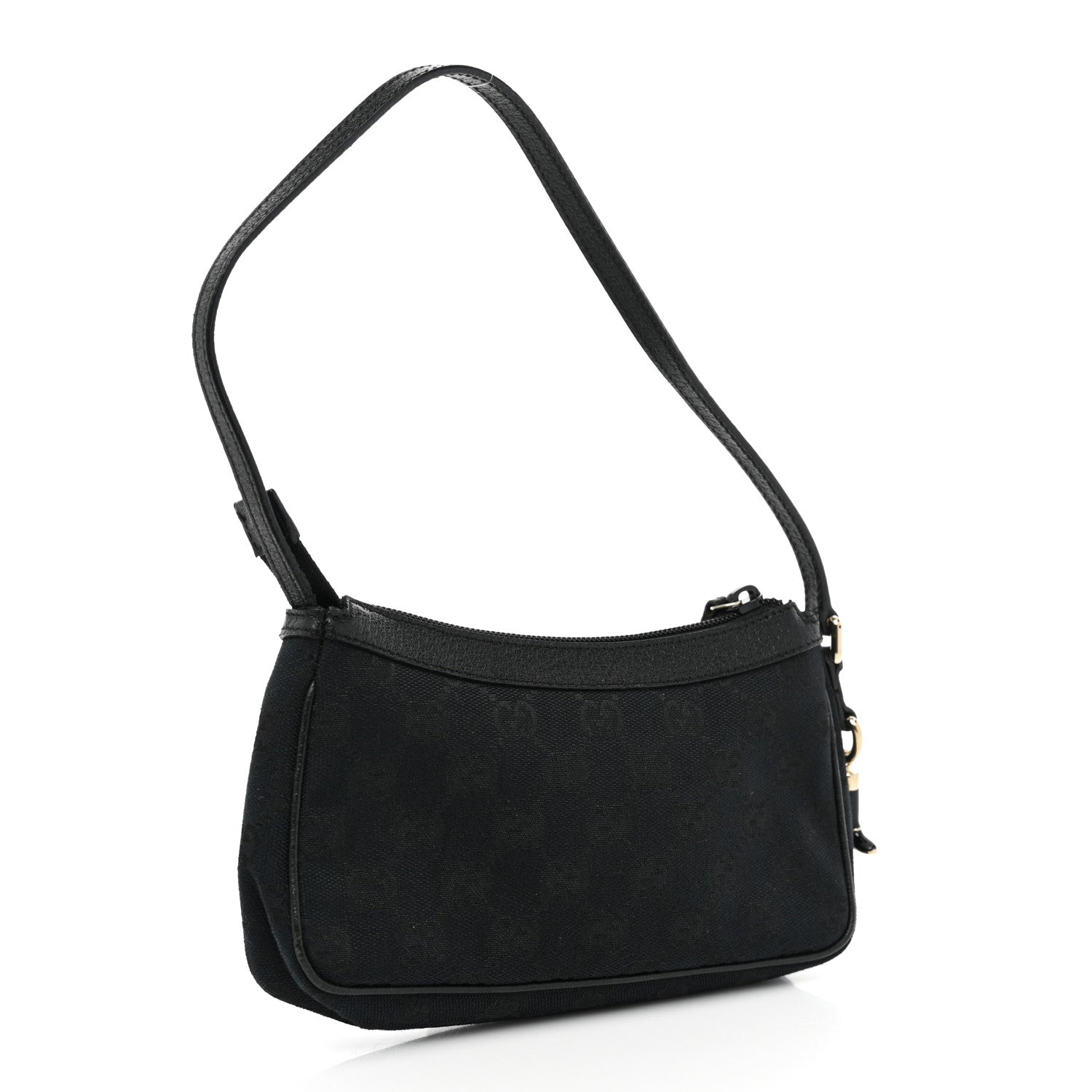 Gucci Monogram Small Pochette Black 2 of 12