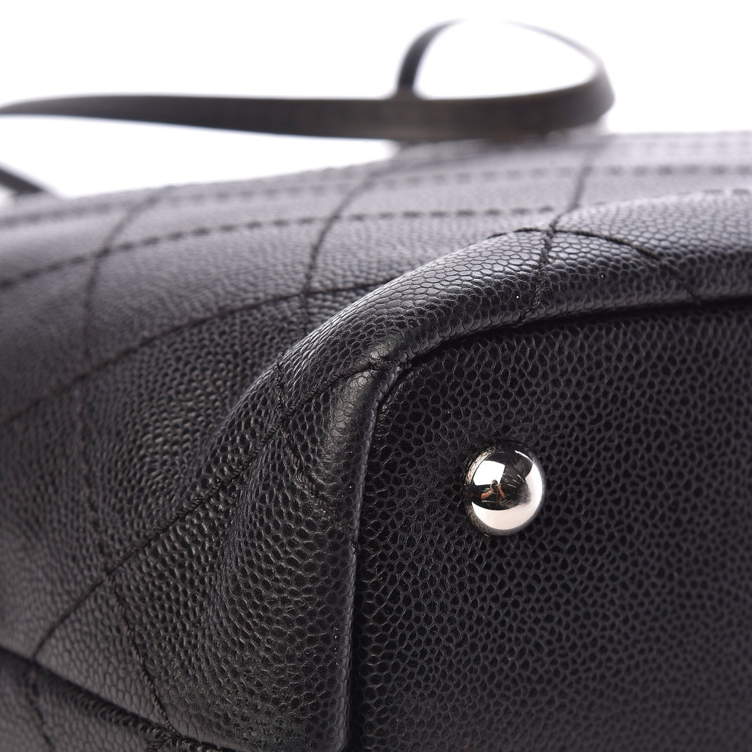 Chanel Grained Calfskin Shopping Fever Tote Black 12 of 21