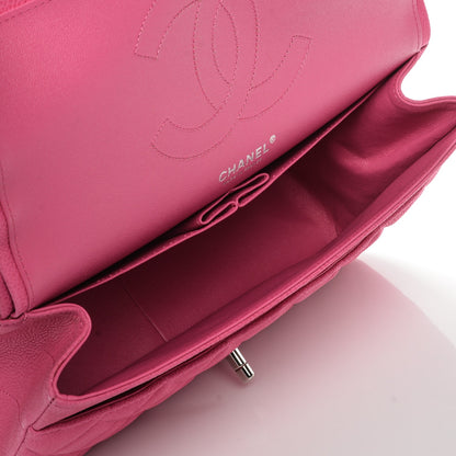 Chanel Iridescent Caviar Quilted Jumbo Double Flap Pink 6 of 7