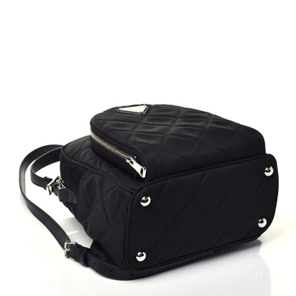 Prada Nylon Tessuto Impuntu Quilted Backpack Black 3 of 9