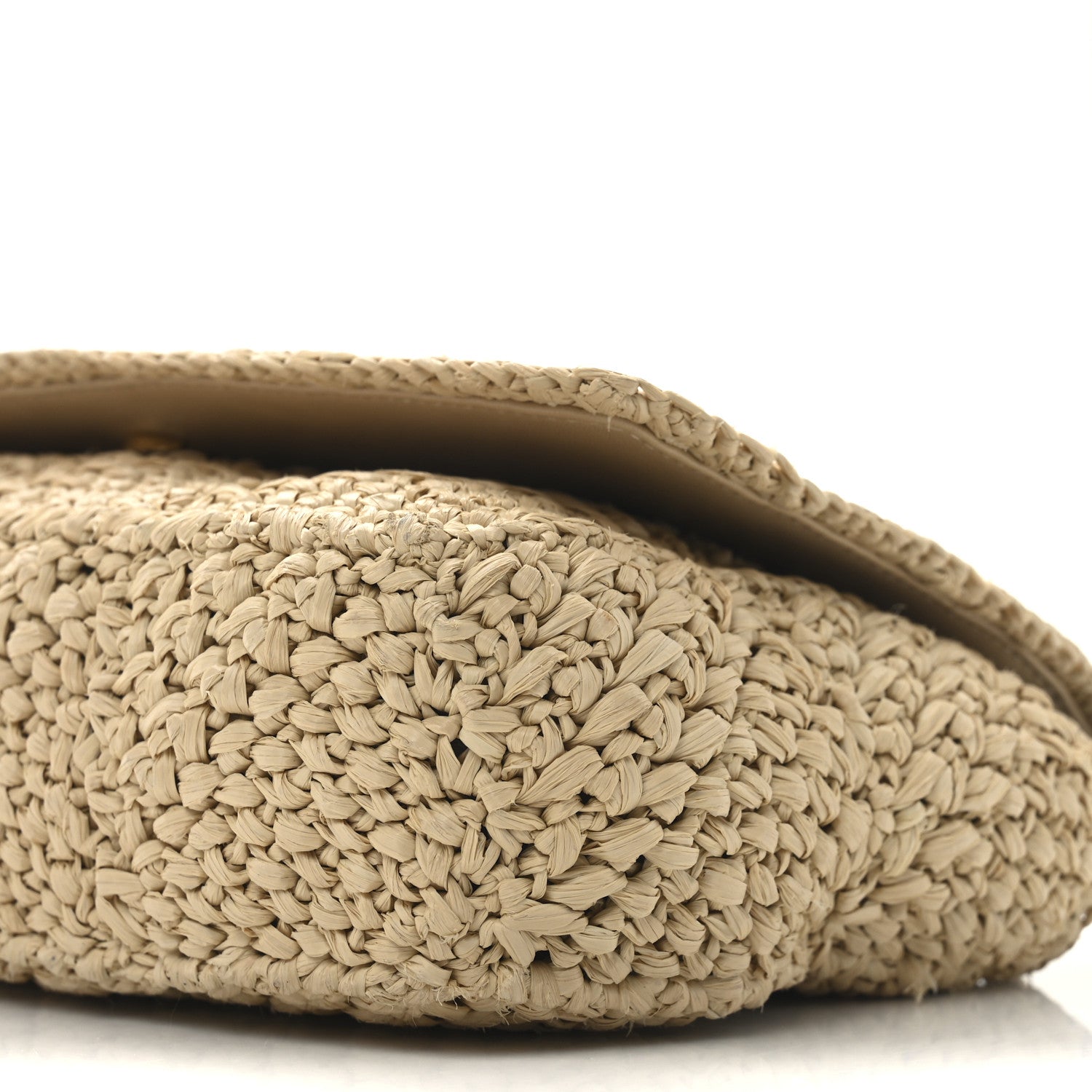 Saint Laurent Raffia Monogram Medium Jamie Natural Avorio 10 of 10