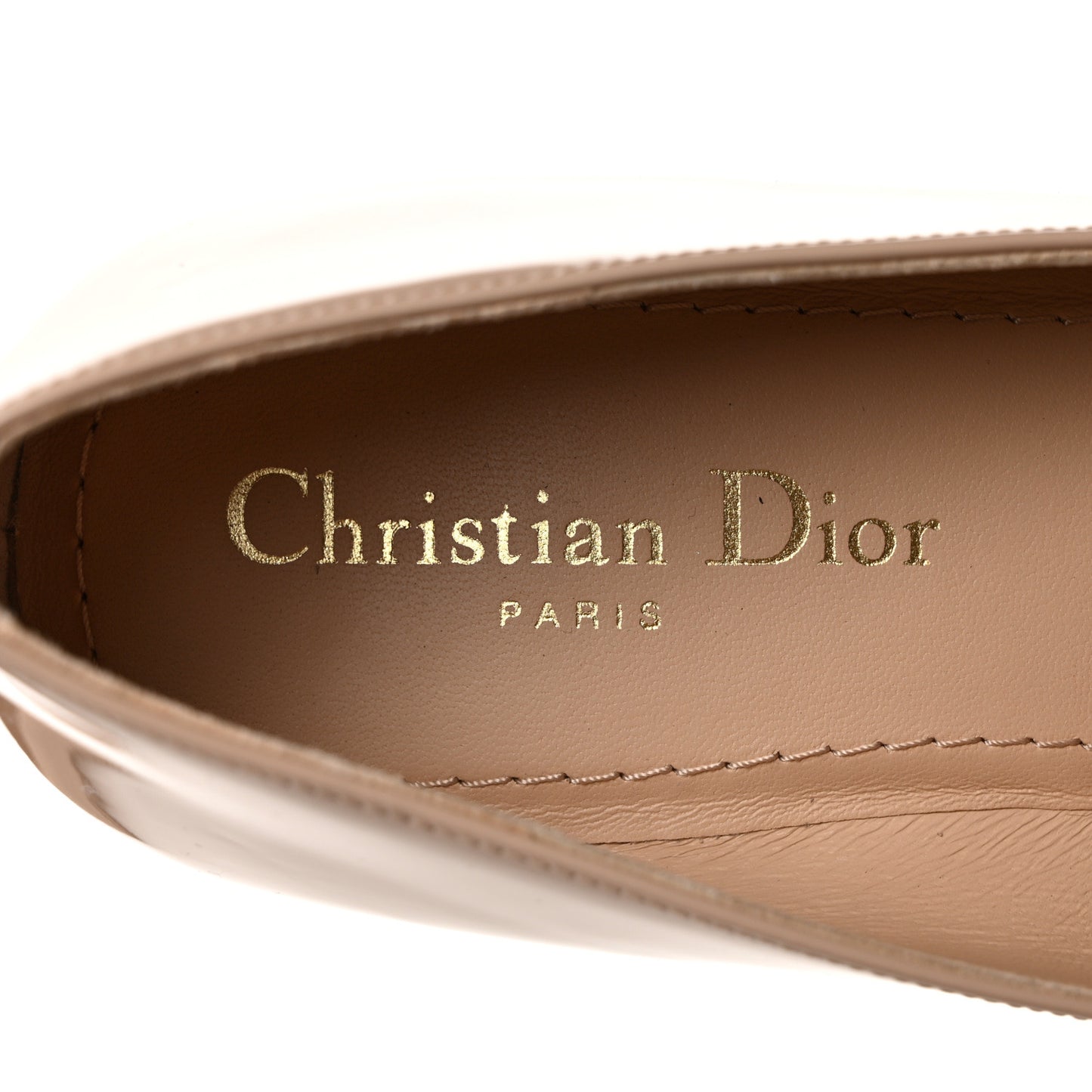 Patent Calfskin C'est Dior Ballet Flats 38.5 Chair
