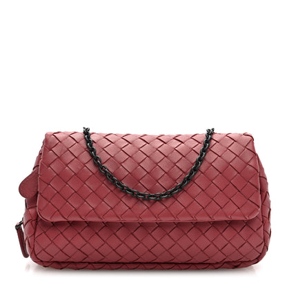 Bottega Veneta Nappa Intrecciato Small Chain Crossbody Rose Pink 1 of 10