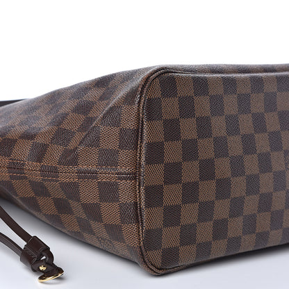 Louis Vuitton Damier Ebene Neo Neverfull MM Rose Ballerine 9 of 15