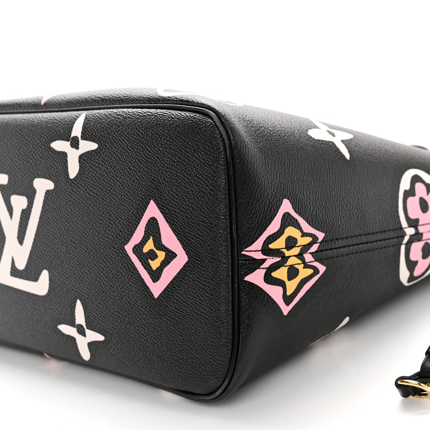 Monogram Giant Wild at Heart Neverfull MM Black
