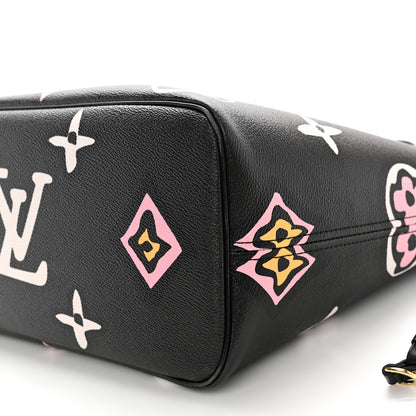 Louis Vuitton Monogram Giant Wild at Heart Neverfull MM Black 9 of 11