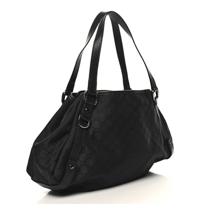 Gucci Nylon Monogram Medium Abbey Shoulder Bag Black 3 of 10