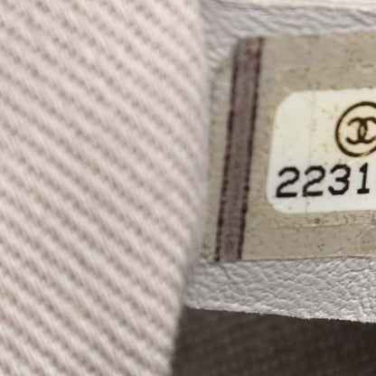 Chanel Glazed Calfskin Medium Deauville Tote Blue 9 of 10