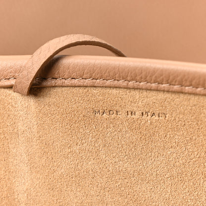 The Row Grained Calfskin Large N/S Park Tote Sandpit 6 of 9