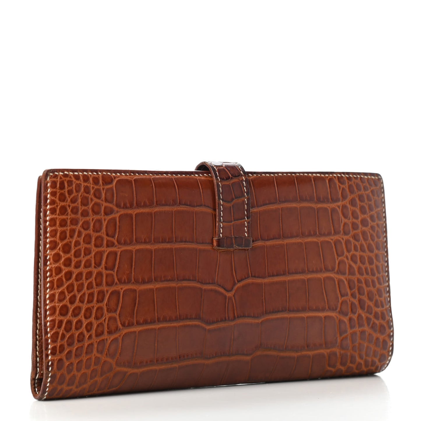 Matte Alligator Bearn Wallet Fauve