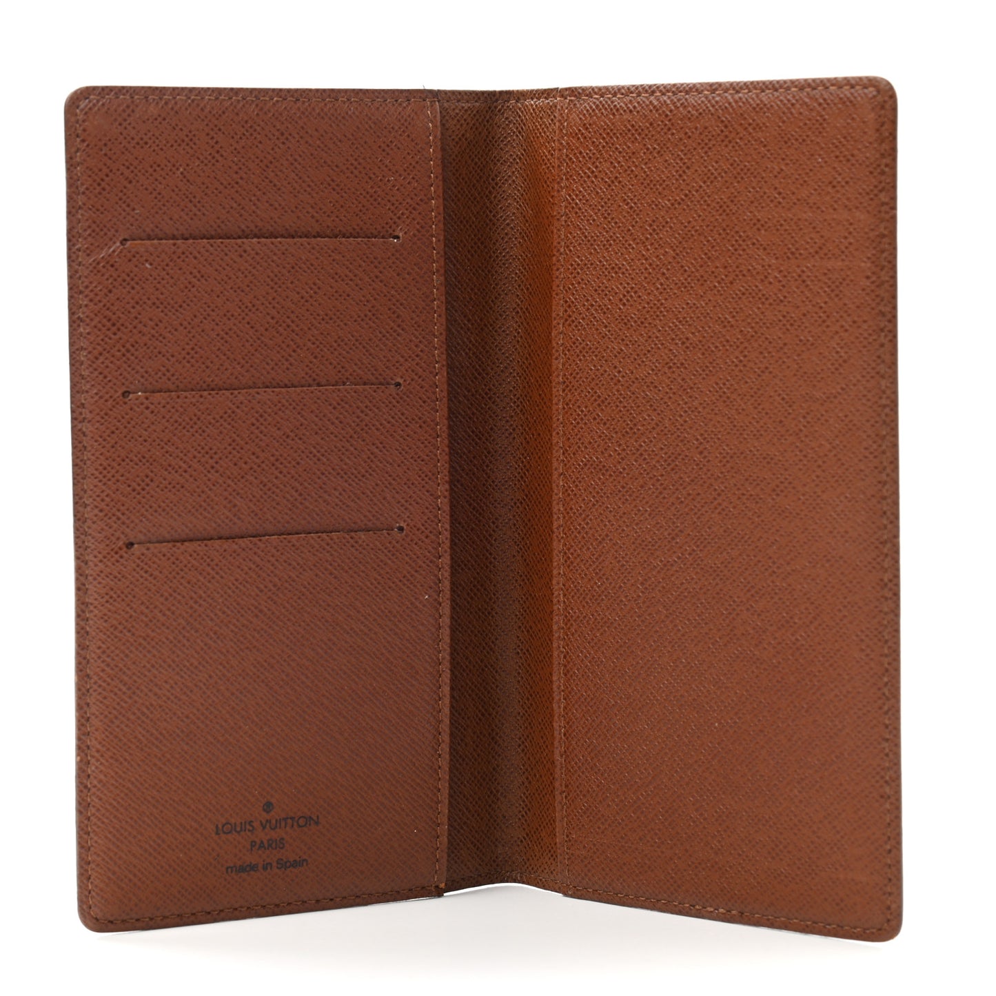 Monogram Checkbook Holder Case Wallet