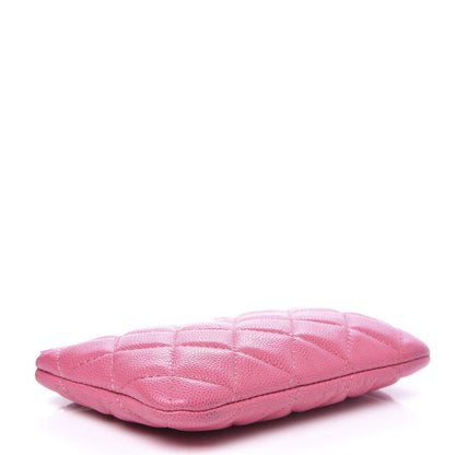 Chanel Caviar Quilted Small Cosmetic Case Pink 3 of 7
