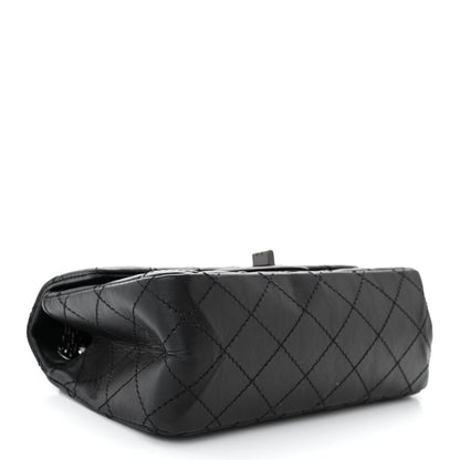 Chanel Aged Calfskin Quilted 2.55 Reissue Mini Flap So Black 4 of 11