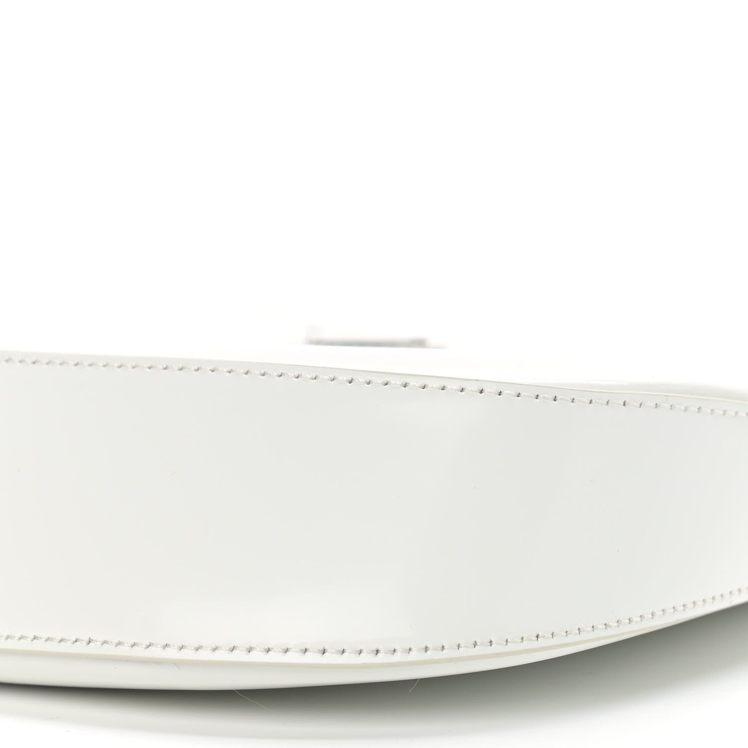 Prada Spazzolato Cleo Shoulder Bag White 9 of 9