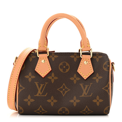 Louis Vuitton LOUIS VUITTON Monogram Nano Speedy Bandouliere 1 of 10