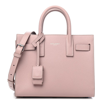 Saint Laurent Grained Calfskin Nano Sac De Jour Antique Rose 1 of 4