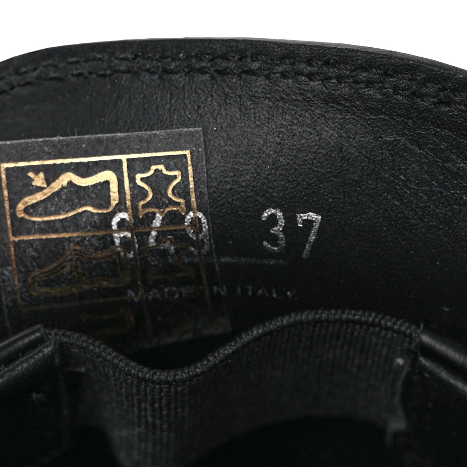Prada Spazzolato Rois Metal Triangle Logo Monolith 55mm Loafers 37 Black 9 of 9