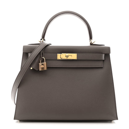 Hermes Epsom Kelly Sellier 28 Etain 1 of 13