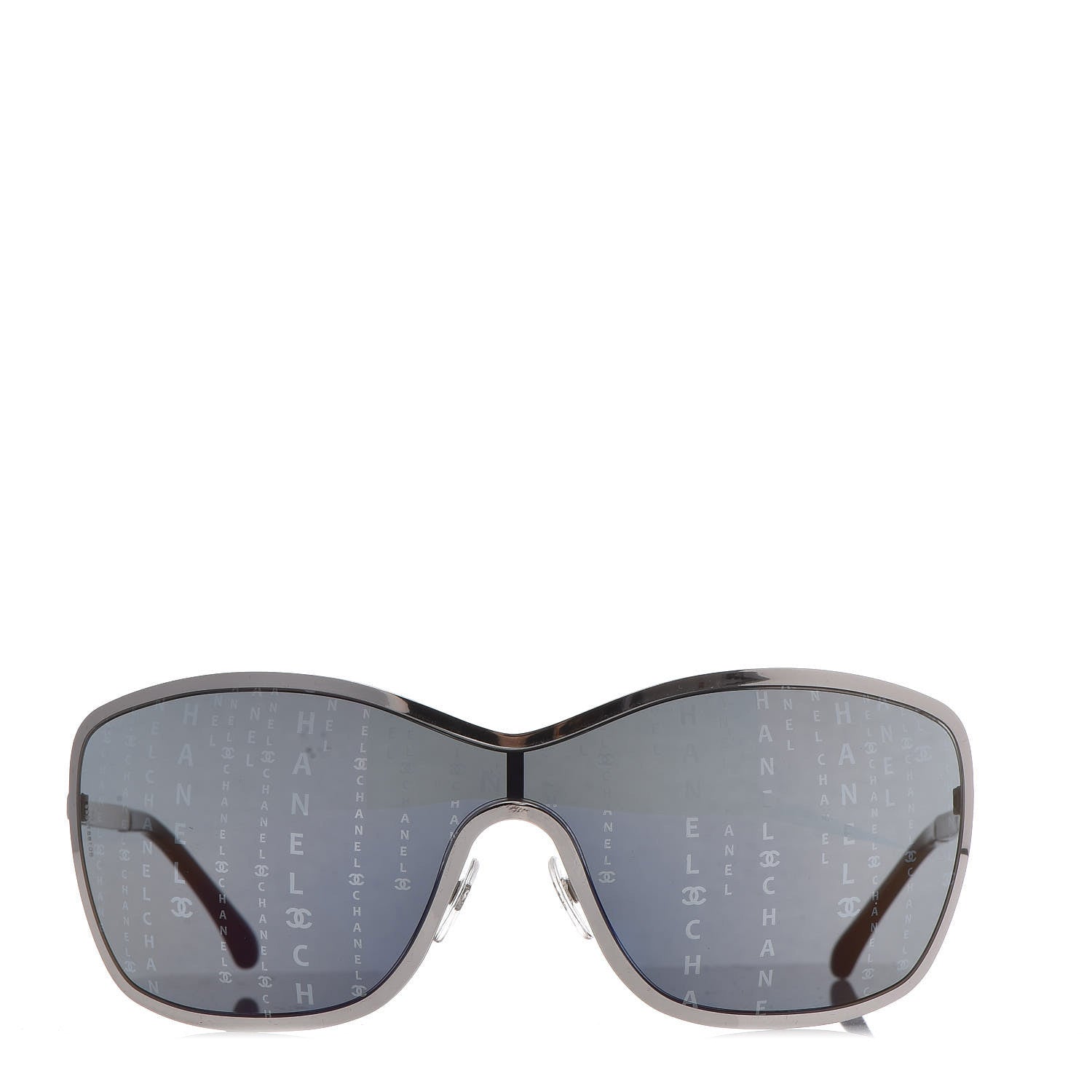 Chanel Shield Runway Sunglasses 71212 Silver 2 of 8
