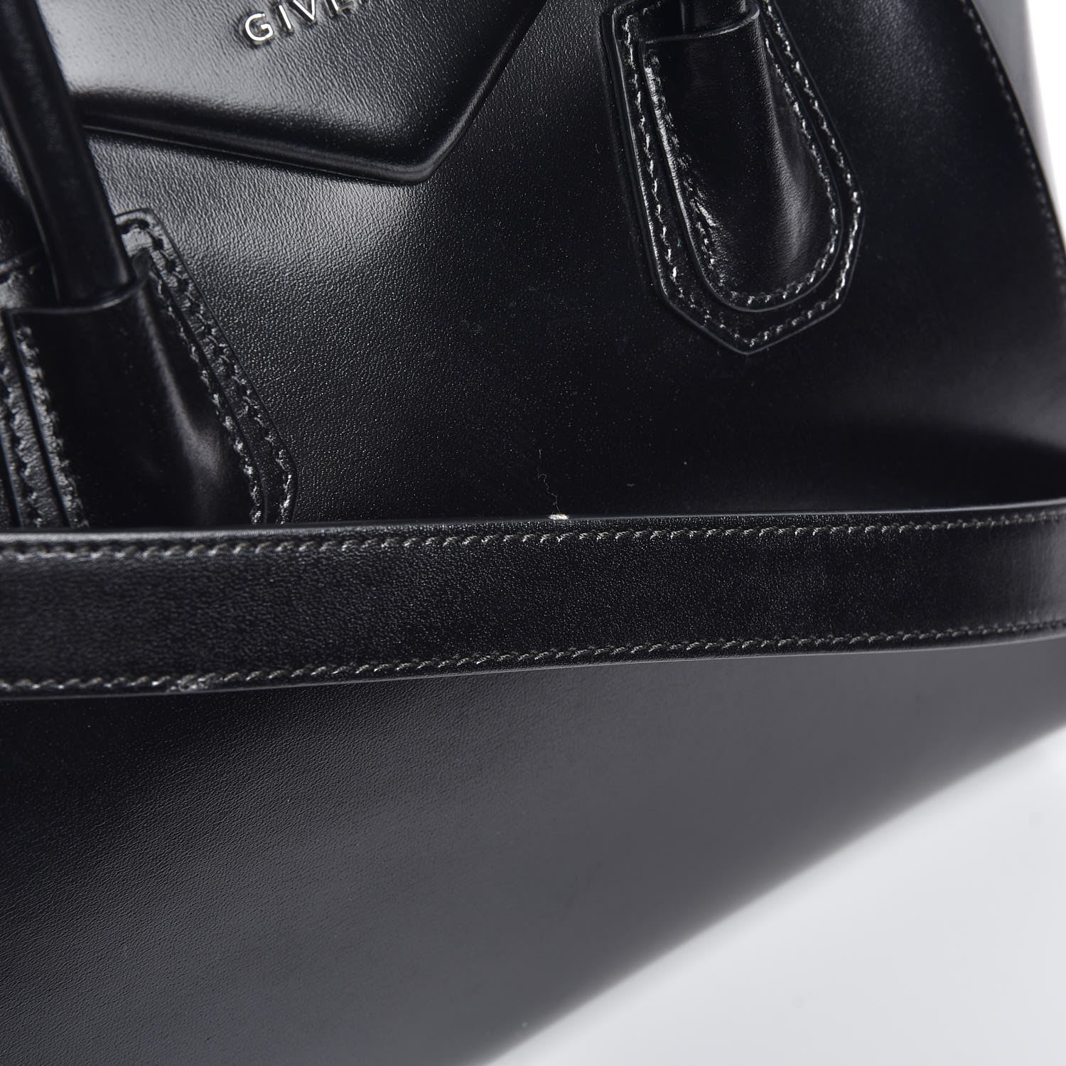 Givenchy Shiny Lord Calfskin Small Antigona Black 8 of 8