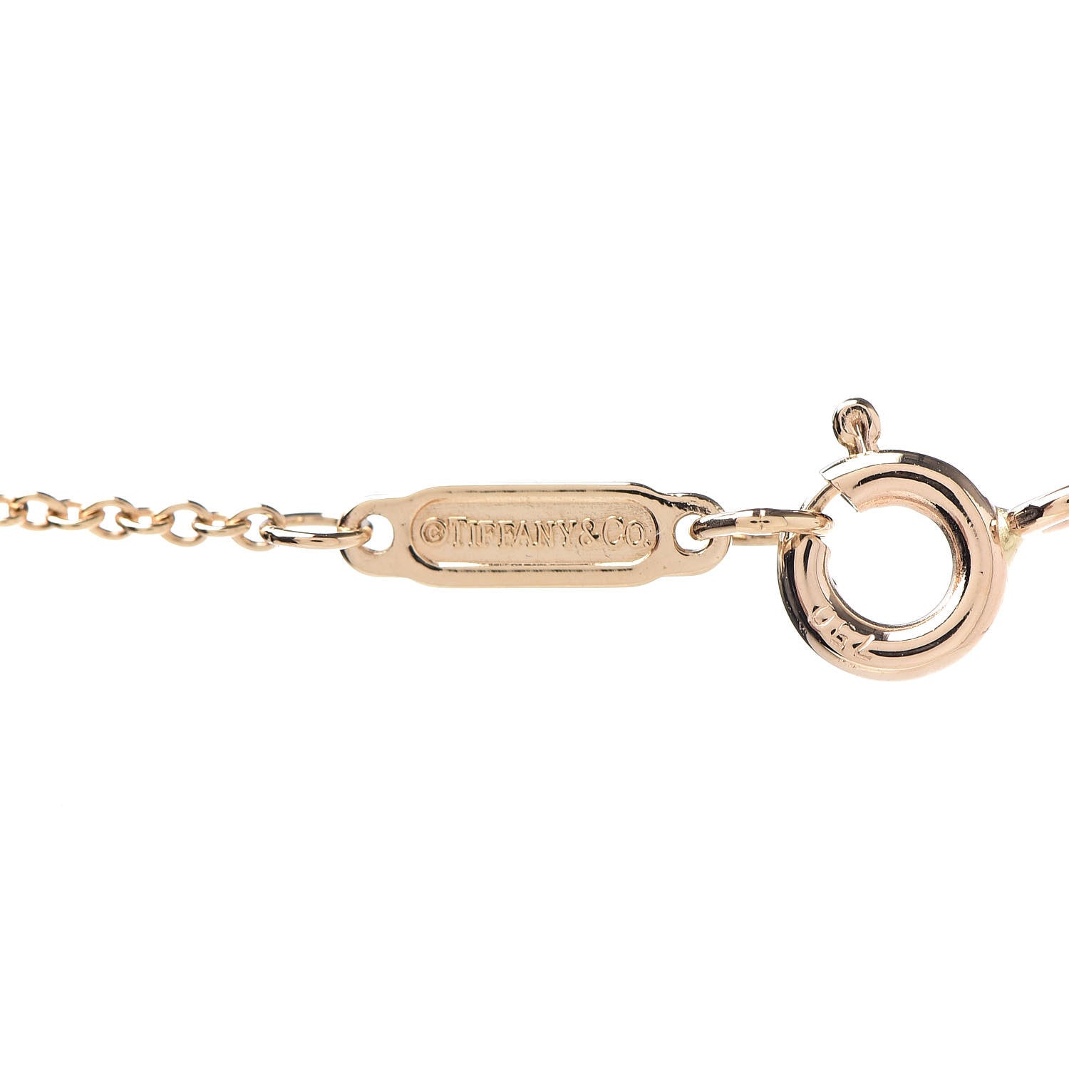 Tiffany 18K Yellow Gold Mini Heart Lock Pendant Necklace 5 of 7