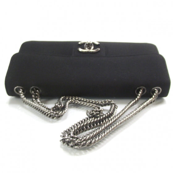 Fabric Evening Flap Black