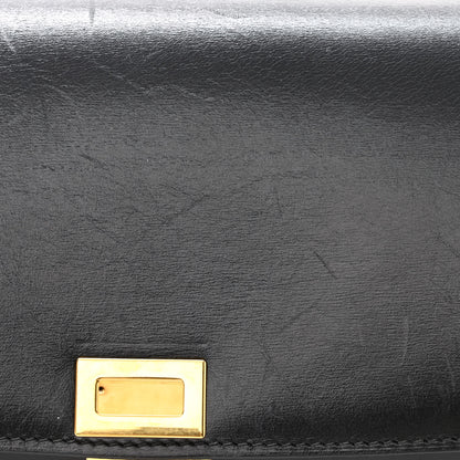 Celine Box Calfskin Medium Classic Box Flap Bag Black 16 of 16