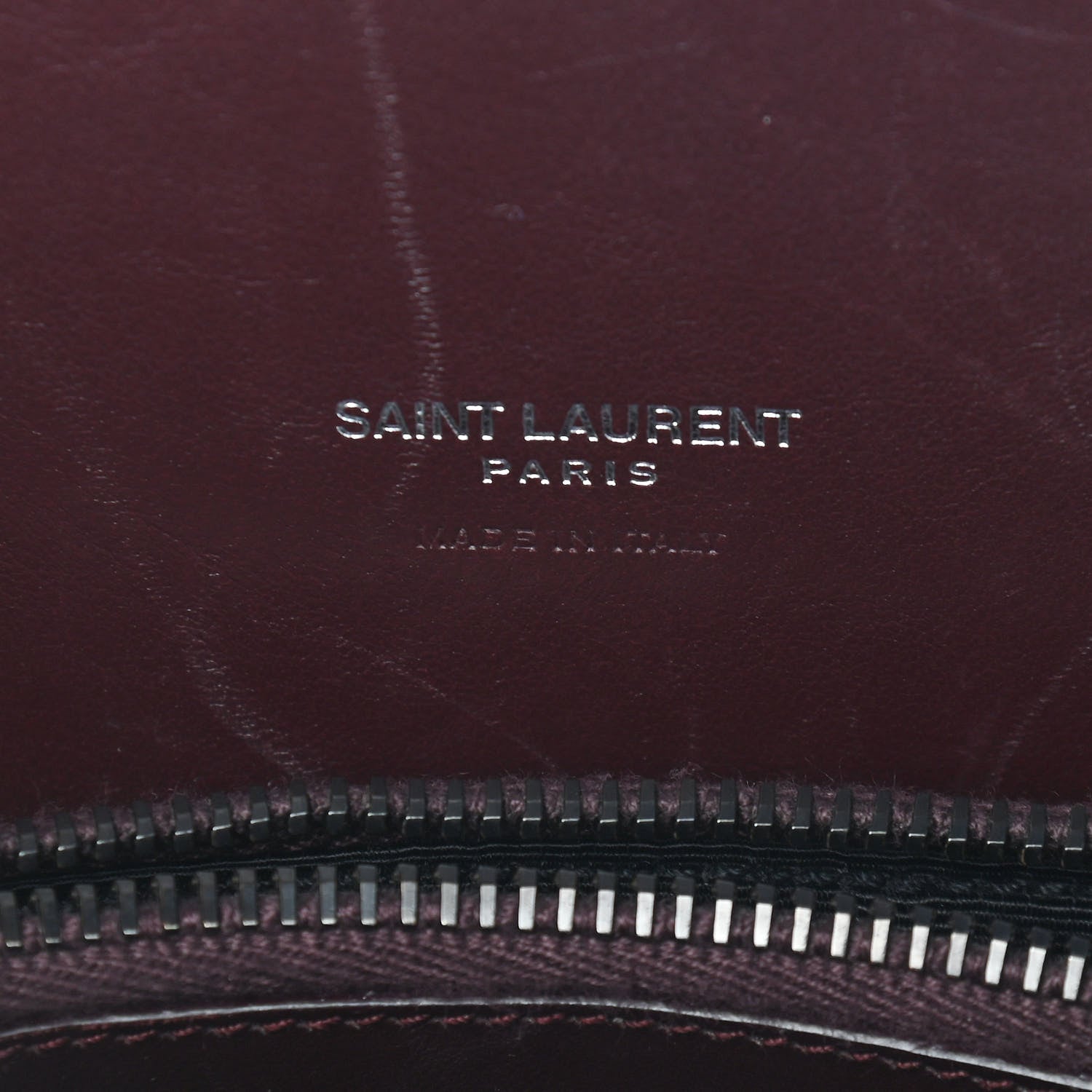 Saint Laurent Grained Calfskin Small Classic Sac De Jour Amaranto 6 of 12