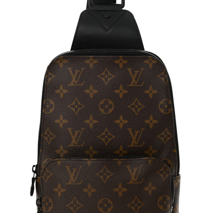 Louis Vuitton Monogram Macassar Avenue Sling Bag 7 of 12