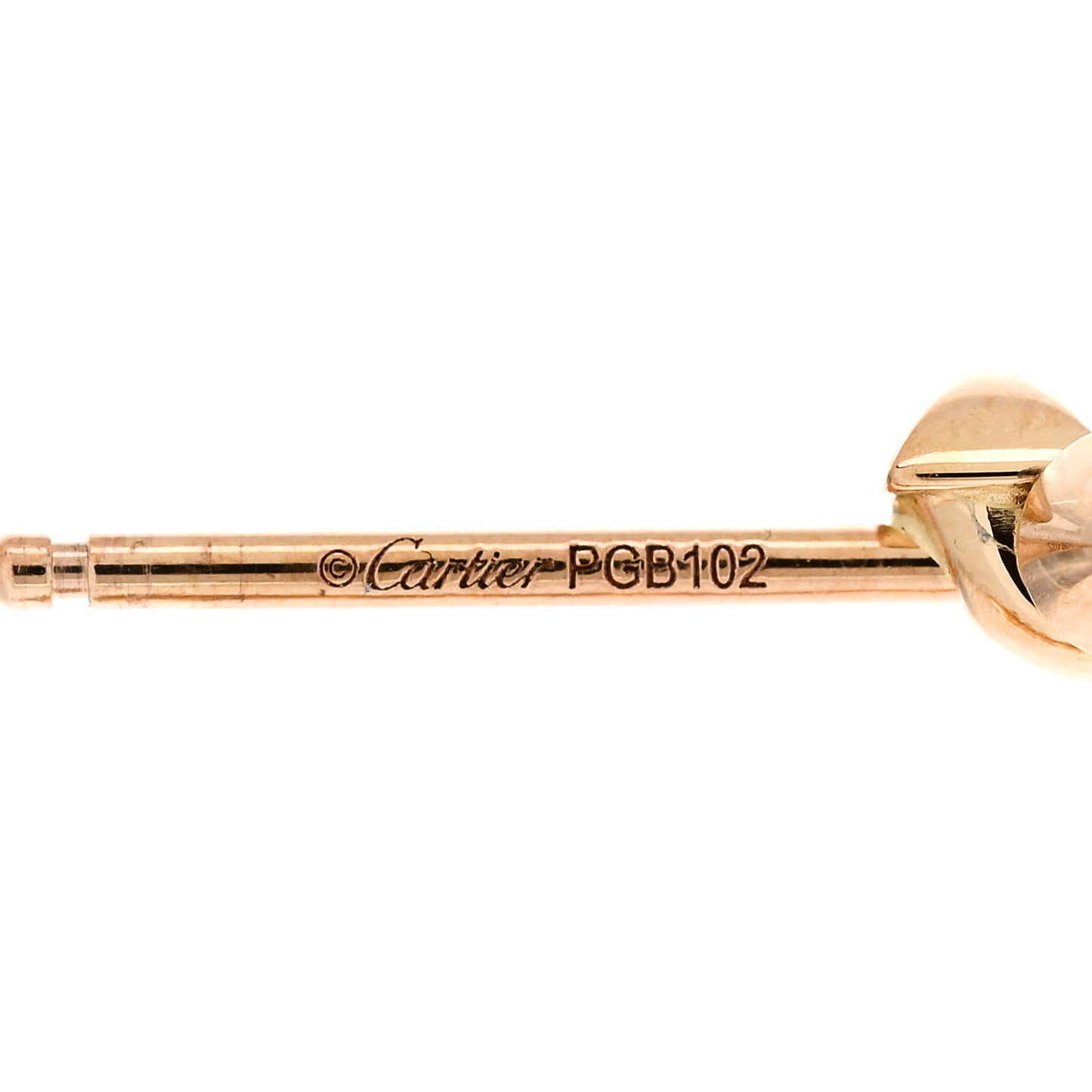 18K Pink Gold Small Clash de Cartier Earrings