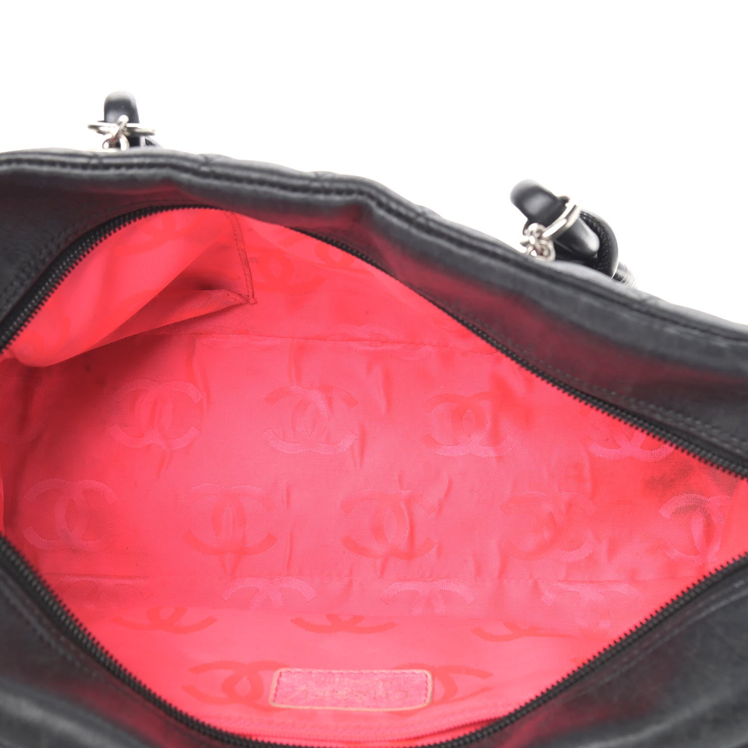 Chanel Calfskin Quilted Large Cambon Bowler Black 5 of 18