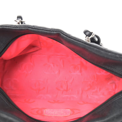 Chanel Calfskin Quilted Large Cambon Bowler Black 5 of 18