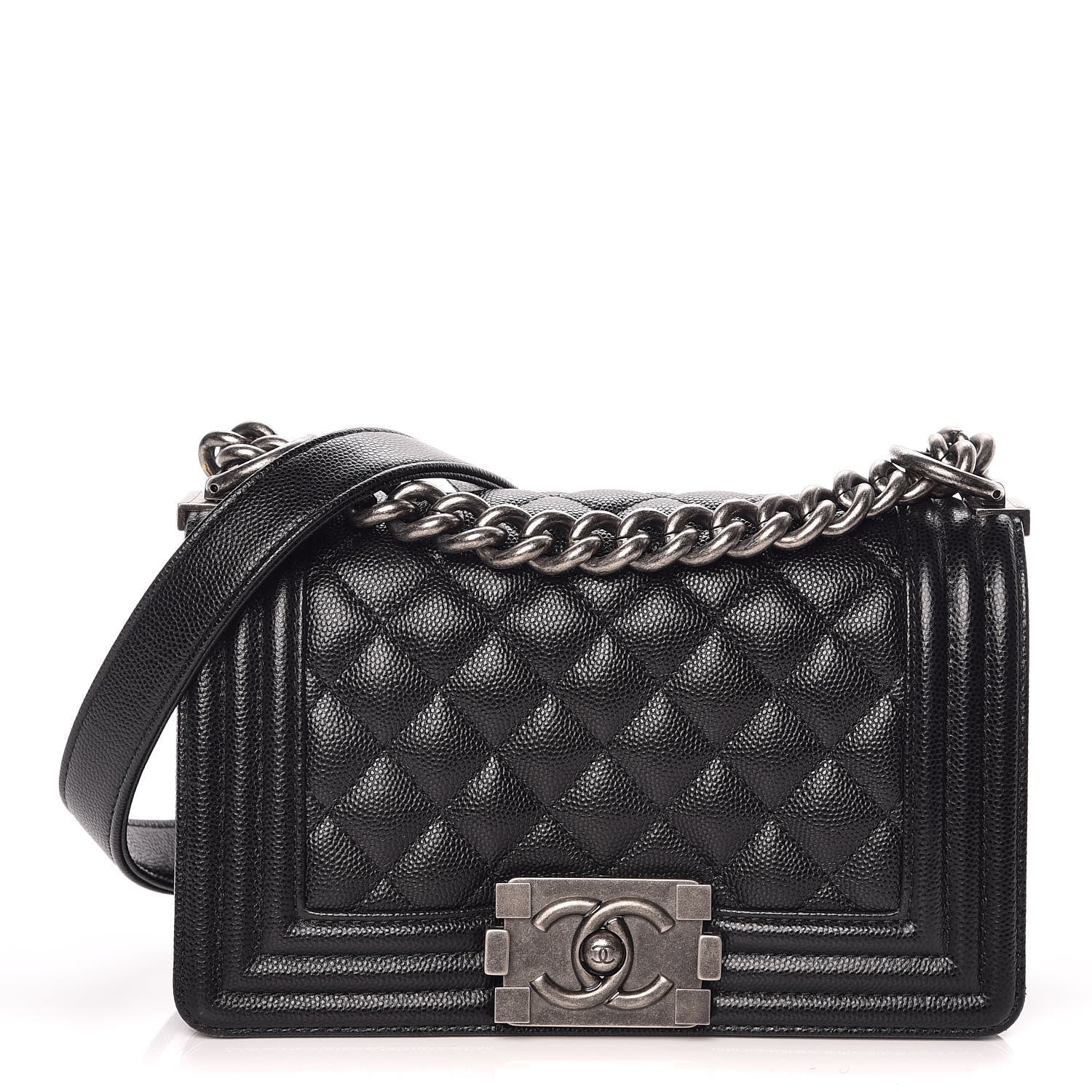 Chanel Caviar Quilted Small Boy Flap Black 1 of 13