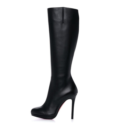 Christian Louboutin Calfskin Botalli 120 Tall Boots 36.5 Black 1 of 9