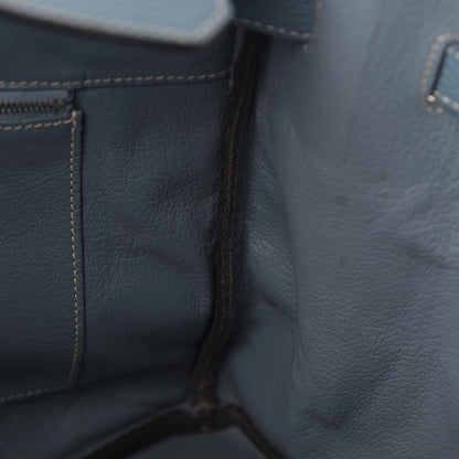 Hermes Togo Birkin 35 Blue Jean 16 of 19