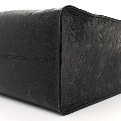 Louis Vuitton Empreinte Monogram Giant Onthego MM Black 9 of 10