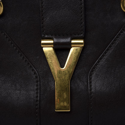 Saint Laurent Sheepskin Medium Cabas ChYc Dark Brown 9 of 9