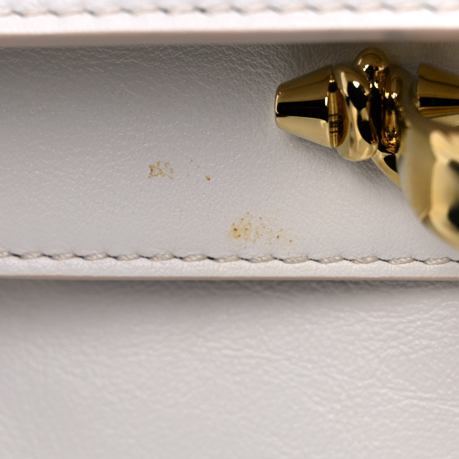 Alexander McQueen Calfskin The Small Story Bag Deep Ivory 12 of 12